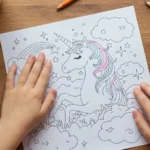 coloriage licorne