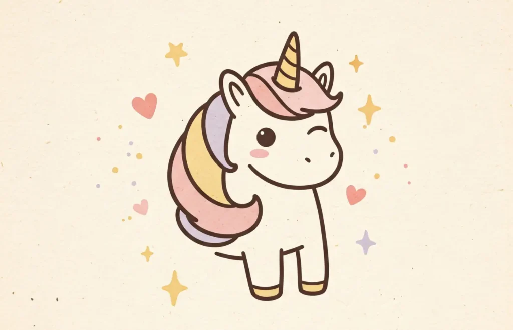 coloriage licorne