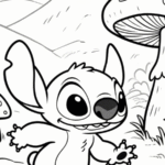 coloriage stitch