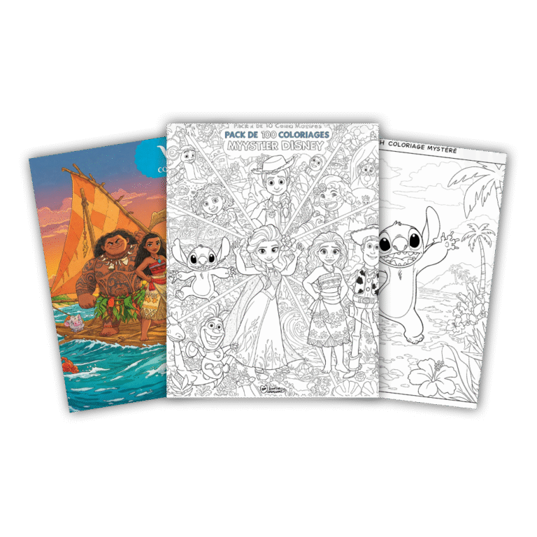coloriage mystere disney​