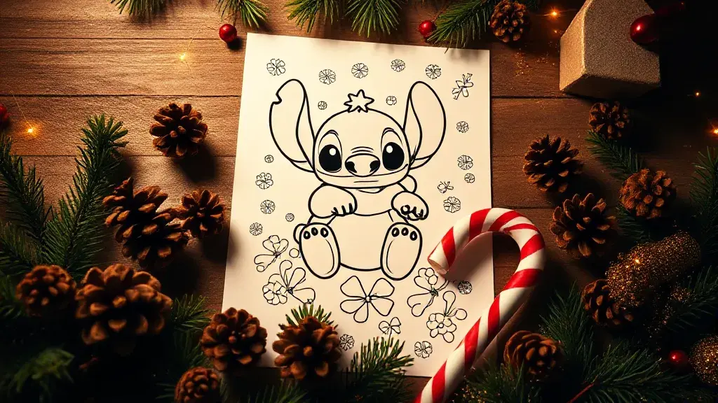 stitch coloriage
