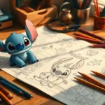 coloriage stitch