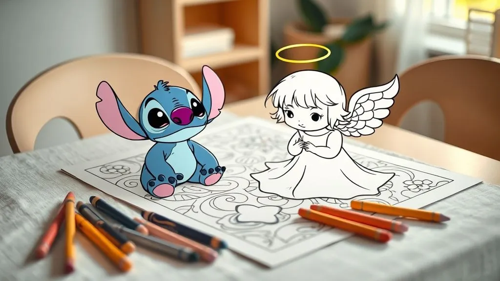 coloriage stitch