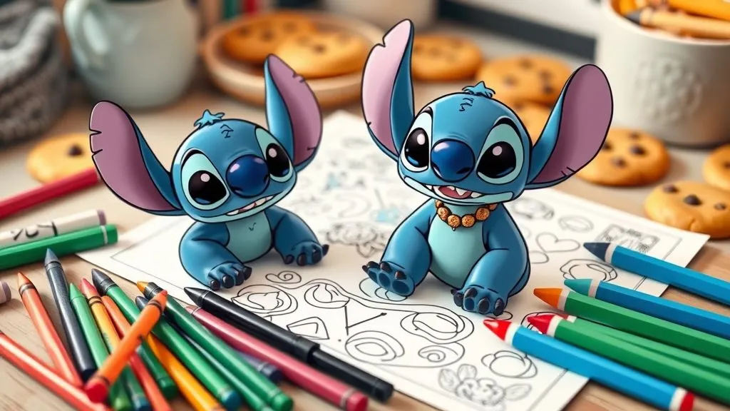 coloriage stitch