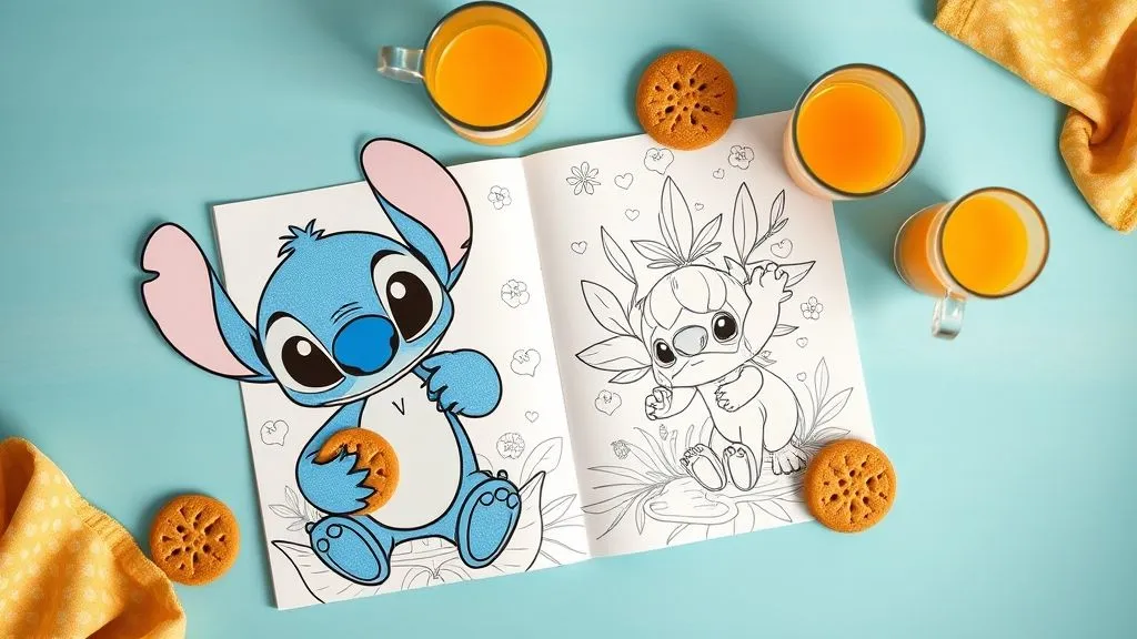 coloriage stitch